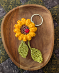 Sunflower keyring