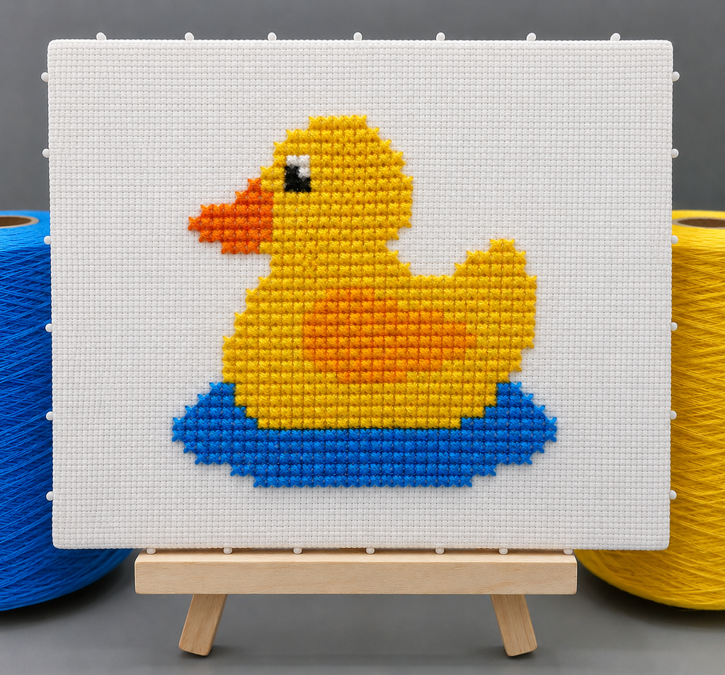 Little Rubber Duck Cross Stitch Kit