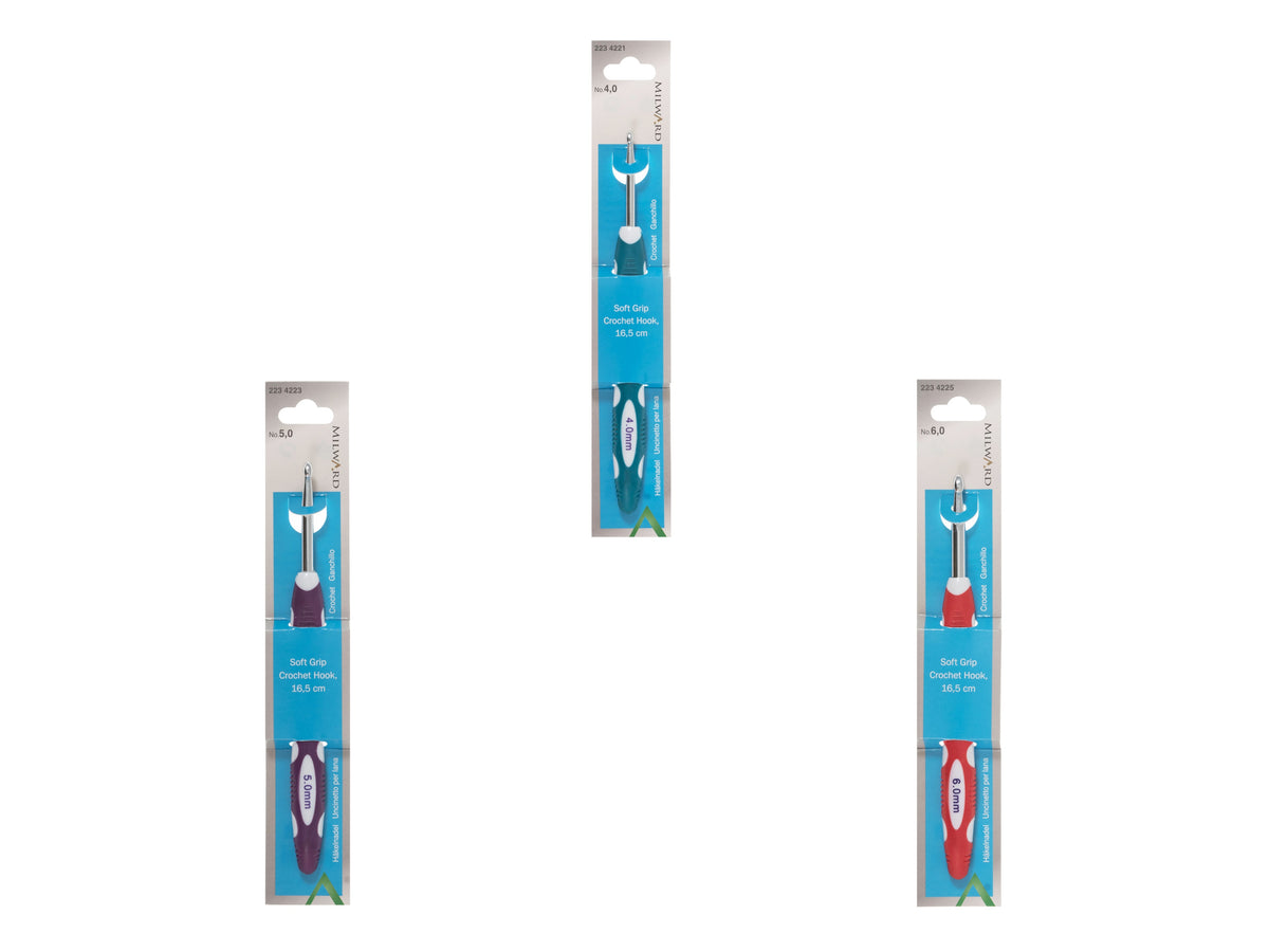 Milward Soft Handled Crochet Hooks