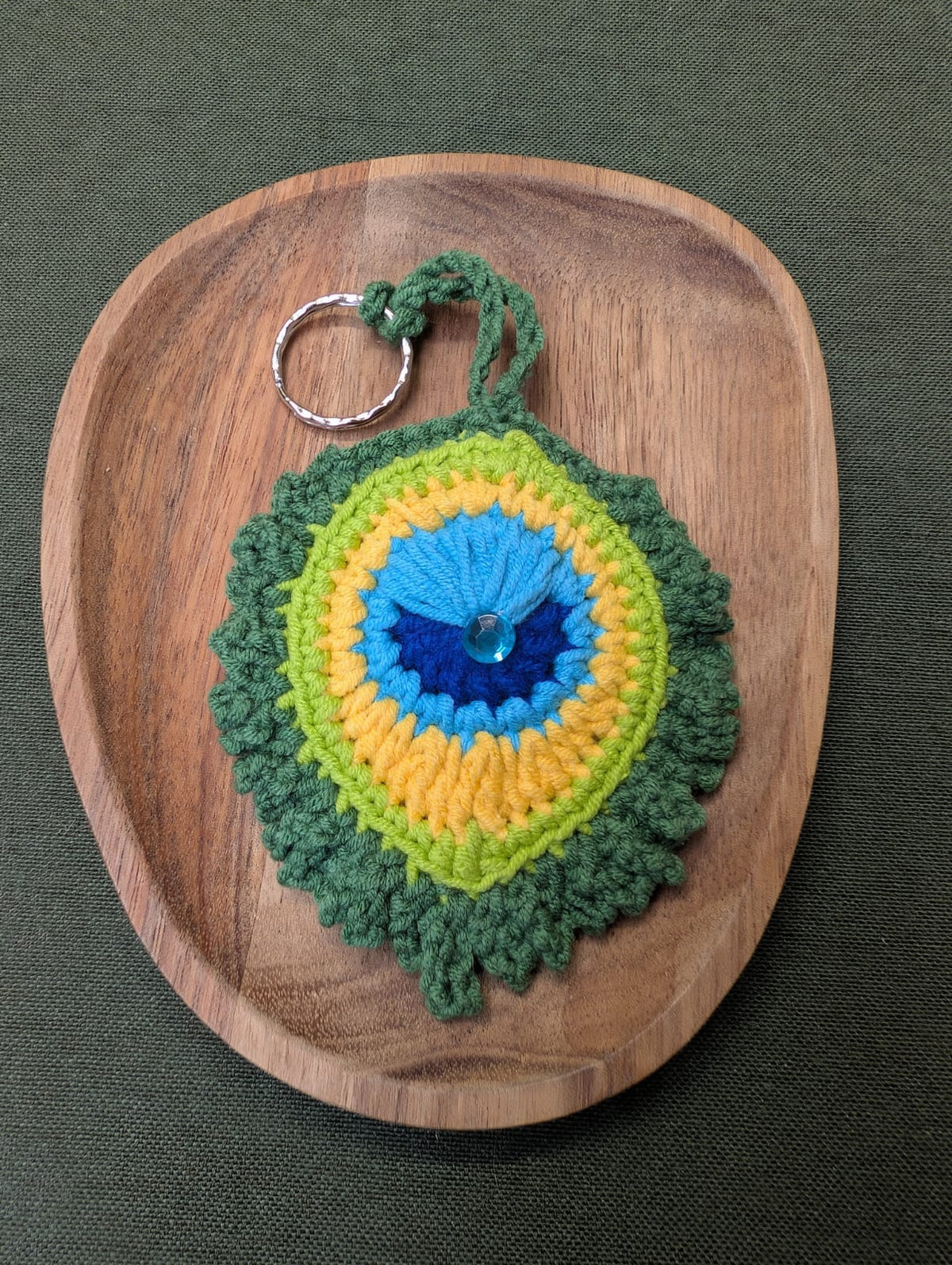 Peacock Keyring